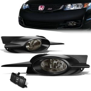 熏黑透鏡霧燈(含開關及線束) 2009 至 2011 年款 本田(Honda)思域(Civic)雙門轎跑車