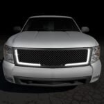 菱形網狀 LED 日行燈前格柵 2007 至 2013 年款 雪佛蘭(Chevy)Silverado 1500