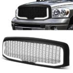 蜂巢狀網格 LED 日行燈前格柵 2006 至 2009 年款 道奇(Dodge)公羊(Ram)1500、2500、3500