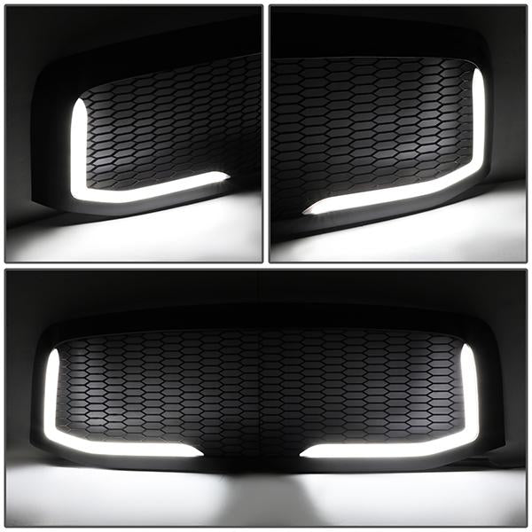 蜂巢狀網格 LED 日行燈前格柵 2006 至 2009 年款 道奇(Dodge)公羊(Ram)1500、2500、3500