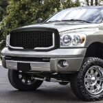 蜂巢狀網格 LED 日行燈前格柵 2006 至 2009 年款 道奇(Dodge)公羊(Ram)1500、2500、3500