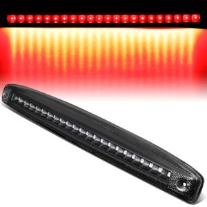 黑色燈殼 LED 條狀後尾門中間尾燈 2003 至 2006 年款 道奇(Dodge)公羊(Ram)2500、3500