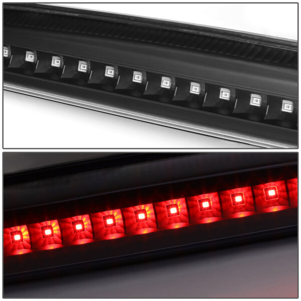 黑色燈殼 LED 條狀後尾門中間尾燈 2003 至 2006 年款 道奇(Dodge)公羊(Ram)2500、3500