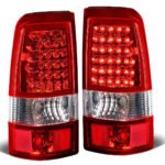 LED 尾燈(紅色) 2003 至 2007 年款 雪佛蘭(Chevy)Silverado、吉姆西(GMC)Sierra 1500、2500、3500 HD