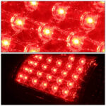 LED 尾燈(紅色) 2003 至 2007 年款 雪佛蘭(Chevy)Silverado、吉姆西(GMC)Sierra 1500、2500、3500 HD