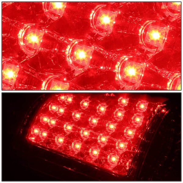 LED 尾燈(紅色) 2003 至 2007 年款 雪佛蘭(Chevy)Silverado、吉姆西(GMC)Sierra 1500、2500、3500 HD