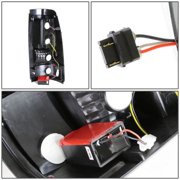 LED 尾燈(紅色) 2003 至 2007 年款 雪佛蘭(Chevy)Silverado、吉姆西(GMC)Sierra 1500、2500、3500 HD