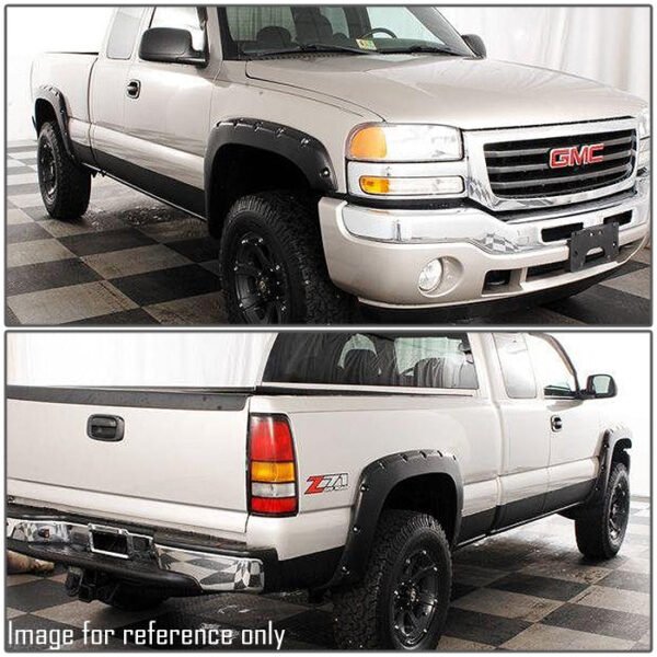 口袋式平床側面輪眉 99 至 07 年款 雪佛蘭(Chevy)Silverado、吉姆西(GMC)Sierra
