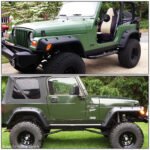 口袋式消光面輪眉 97 至 06 年款 吉普牧馬人(Jeep)Wrangler TJ