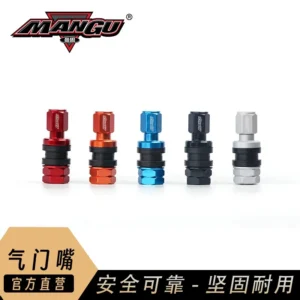 曼固Mangu7075鍛造鋁輕量化汽車改裝輪轂氣門芯氣嘴特斯拉高爾夫